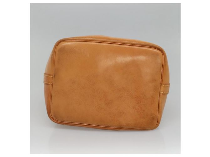 Noe LOUIS VUITTON Borsa a Spalla Petit Noé in Pelle Nomad Beige M85003 LV Auth KD147 - vista 5