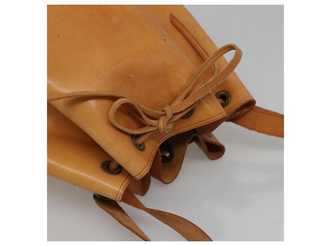 Noe LOUIS VUITTON Borsa a Spalla Petit Noé in Pelle Nomad Beige M85003 LV Auth KD147 - vista 6