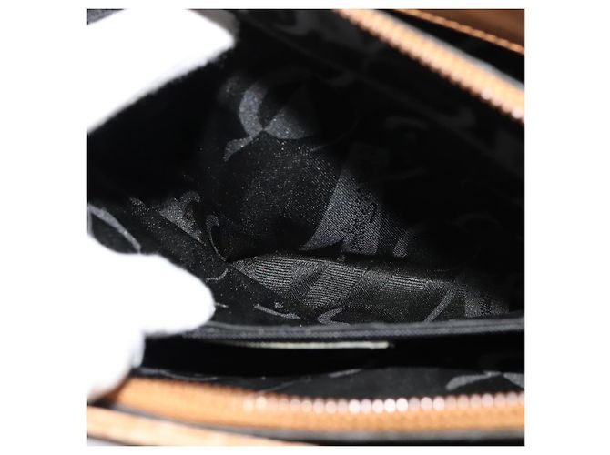 Borsa a Spalla Gancini in Pelle Beige Oro Salvatore Ferragamo Auth EC442 D'oro - vista 20