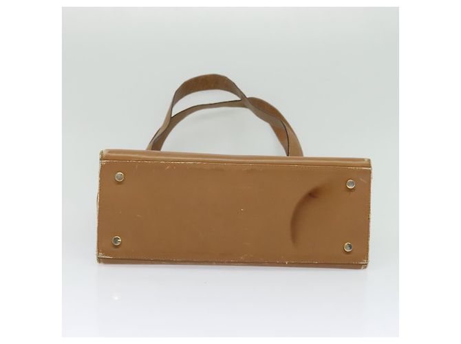 Borsa a Spalla Gancini in Pelle Beige Oro Salvatore Ferragamo Auth EC442 D'oro - vista 9