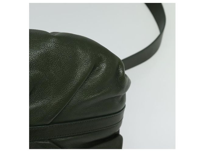 Bulgari Borsa a mano BVLGARI in pelle 2 vie verde Auth 113313 - vista 13