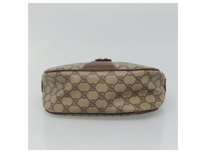 Borsa a spalla GUCCI GG Supreme Web Sherry Line PVC Beige Rosso 89 02 032 Auth BA465 - vista 9
