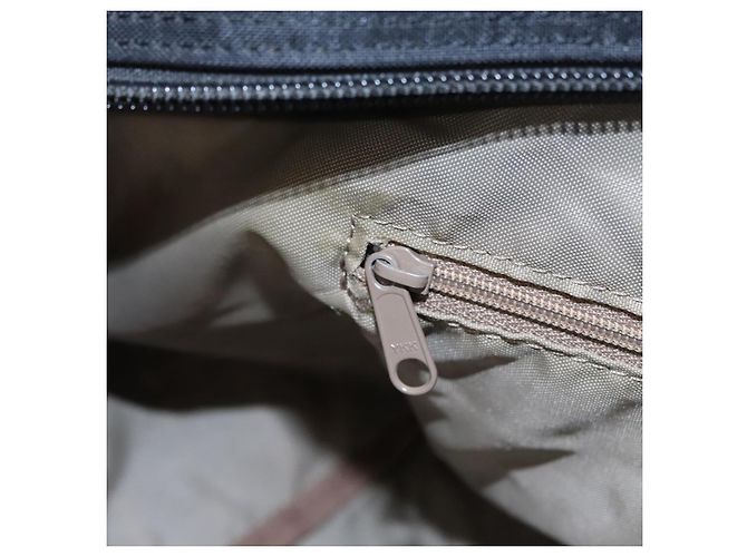 Burberry Nova Check Tote Bag aus Nylon in Beige mit blauer Etikette, silber authentisch bs23441 - Ansicht 20