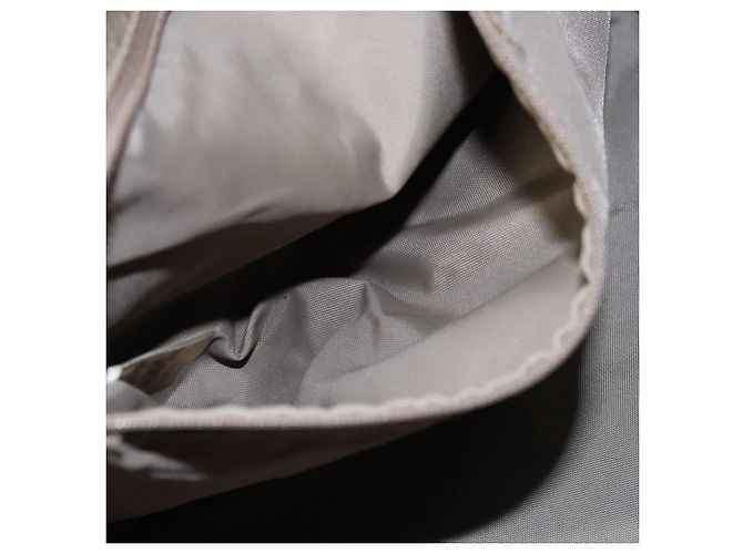 Burberry Nova Check Tote Bag aus Nylon in Beige mit blauer Etikette, silber authentisch bs23441 - Ansicht 21