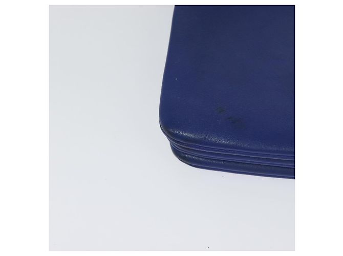 Céline Borsa a spalla Trio in pelle blu e oro Auth mr1142 D'oro - vista 12