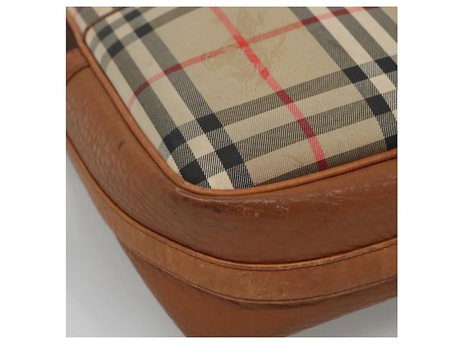 Autre Marque Borsa a spalla Burberrys Nova Check Blue Label in tela beige Auth ti2830 - vista 11
