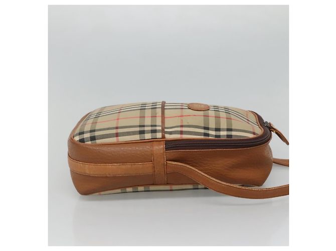 Autre Marque Borsa a spalla Burberrys Nova Check Blue Label in tela beige Auth ti2830 - vista 5