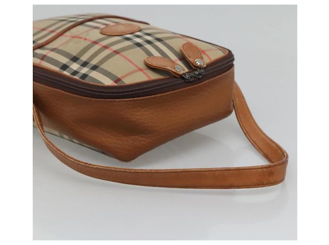 Autre Marque Borsa a spalla Burberrys Nova Check Blue Label in tela beige Auth ti2830 - vista 7
