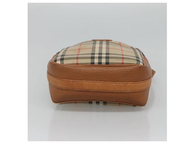 Autre Marque Borsa a spalla Burberrys Nova Check Blue Label in tela beige Auth ti2830 - vista 9