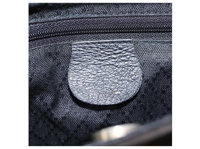 Bamboo Borsa a mano GUCCI in pelle scamosciata nera e oro 000 122 0316 Auth nb100 Nero D'oro - vista 15