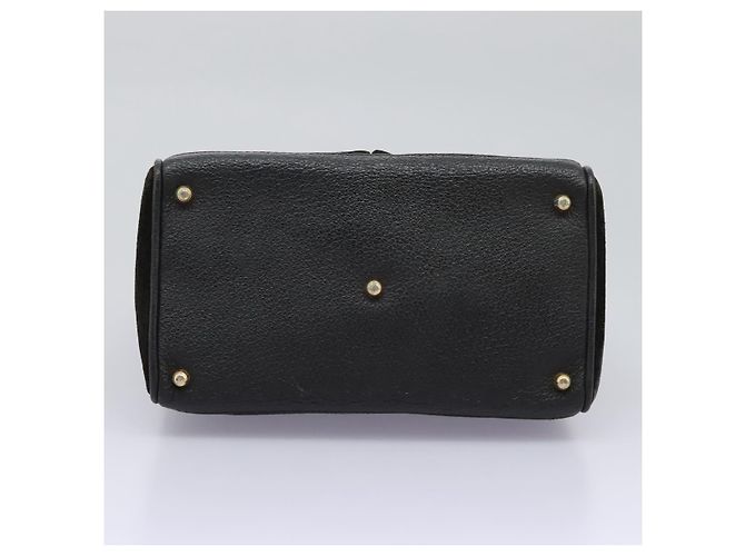 Bamboo Borsa a mano GUCCI in pelle scamosciata nera e oro 000 122 0316 Auth nb100 Nero D'oro - vista 9