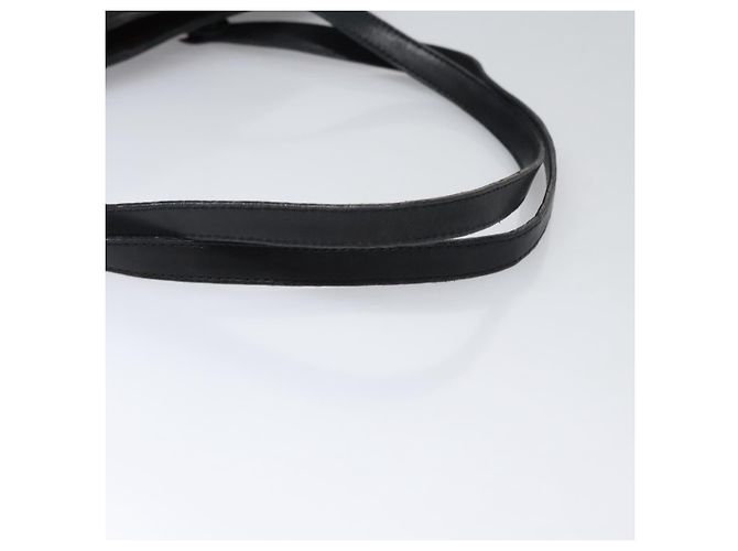 Sac à main Gancini en toile noire et argent de Salvatore Ferragamo Auth bs23065 Argenté - vue 7