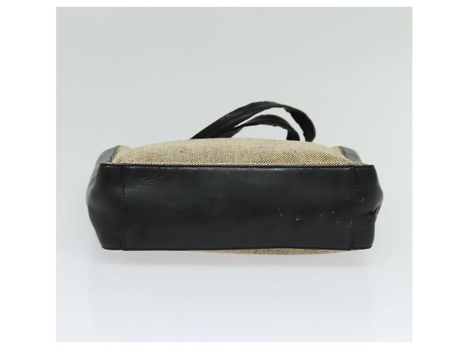 PRADA Borsa a mano in tela 2 vie beige Auth EC469 - vista 9