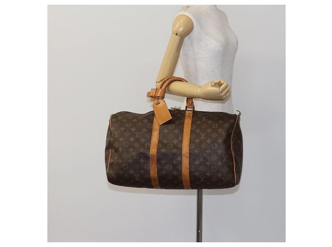 LOUIS VUITTON Monogram Keepall 45 Borsa Boston M41428 LV Auth EC160 Monogramma - vista 22