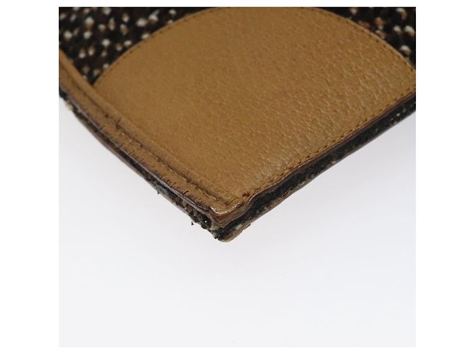 PRADA Borsa a mano in lana marrone Auth hk2259 - vista 11