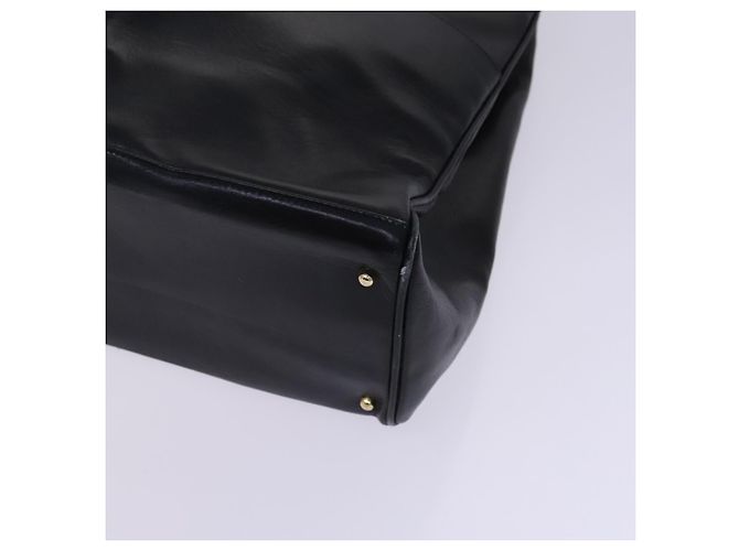 Borsa a mano in pelle Gucci Bamboo nera e oro 002 2855 0322 0 Auth fm4384 Nero D'oro - vista 10