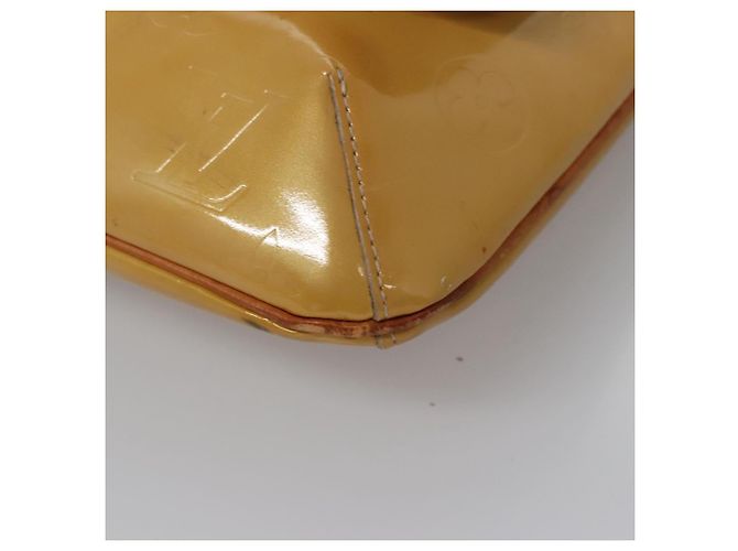 LOUIS VUITTON Borsa Thompson Street Monogram Vernis Beige M91301 LV Auth ti2814 - vista 16