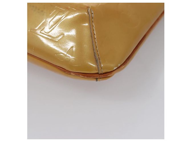 LOUIS VUITTON Borsa Thompson Street Monogram Vernis Beige M91301 LV Auth ti2814 - vista 18