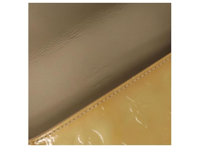 LOUIS VUITTON Borsa Thompson Street Monogram Vernis Beige M91301 LV Auth ti2814 - vista 21