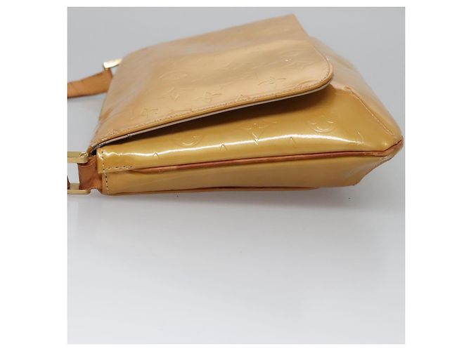 LOUIS VUITTON Borsa Thompson Street Monogram Vernis Beige M91301 LV Auth ti2814 - vista 4