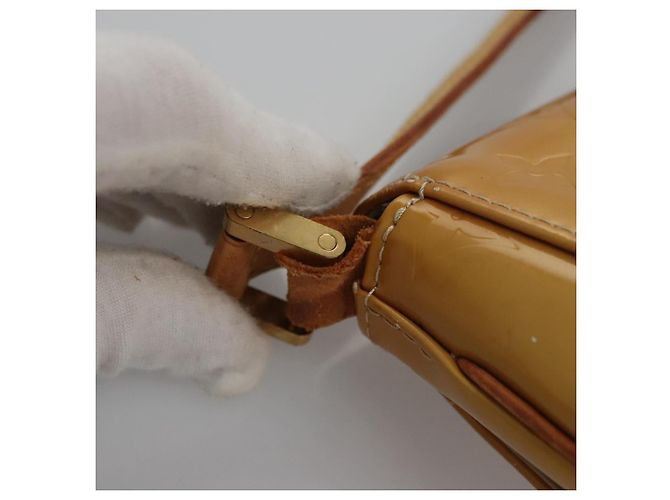 LOUIS VUITTON Borsa Thompson Street Monogram Vernis Beige M91301 LV Auth ti2814 - vista 8