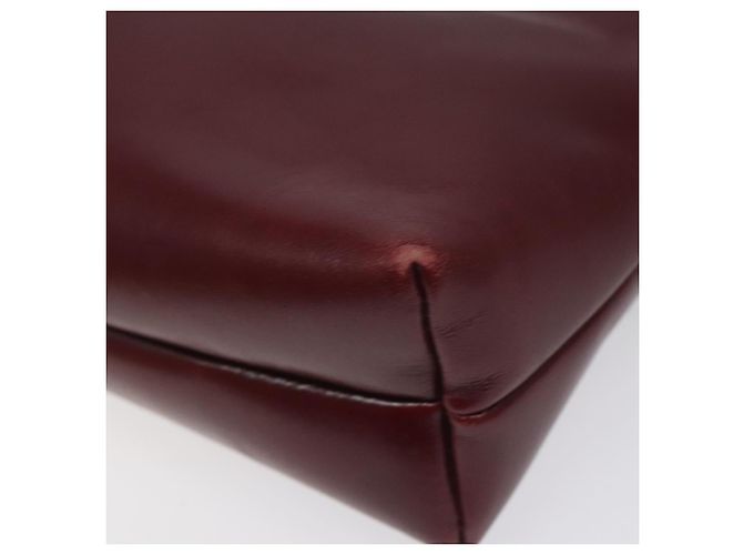 Borsa a spalla Salvatore Ferragamo in pelle rossa dorata Auth EC330 Rosso D'oro - vista 10