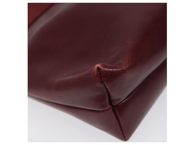 Borsa a spalla Salvatore Ferragamo in pelle rossa dorata Auth EC330 Rosso D'oro - vista 11