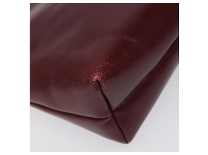 Borsa a spalla Salvatore Ferragamo in pelle rossa dorata Auth EC330 Rosso D'oro - vista 13