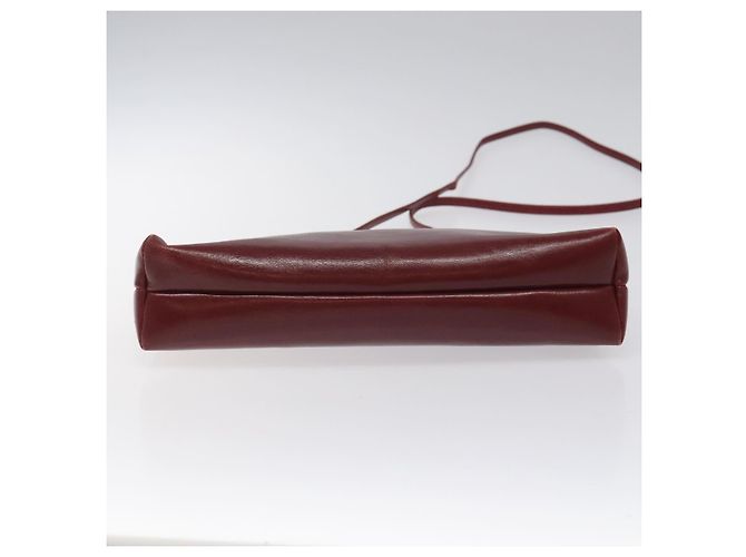 Borsa a spalla Salvatore Ferragamo in pelle rossa dorata Auth EC330 Rosso D'oro - vista 9