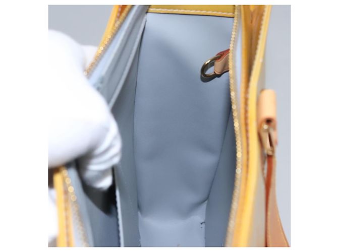 LOUIS VUITTON Monogram Vernis Columbus Tote Bag Grau M91028 LV Auth EC384 - Ansicht 21