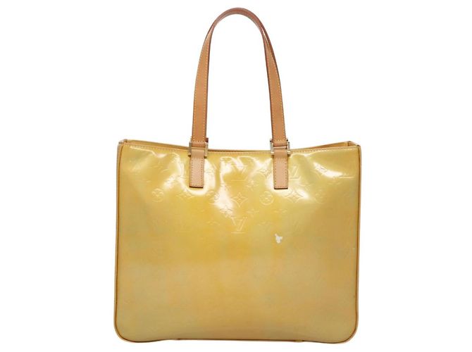 LOUIS VUITTON Monogram Vernis Columbus Tote Bag Grau M91028 LV Auth EC384 - Ansicht 3