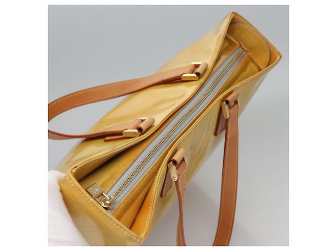 LOUIS VUITTON Monogram Vernis Columbus Tote Bag Grau M91028 LV Auth EC384 - Ansicht 7