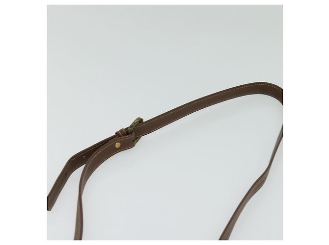 Autre Marque Borsa a spalla Burberrys Nova Check in pelle PVC beige Auth EC421 - vista 8