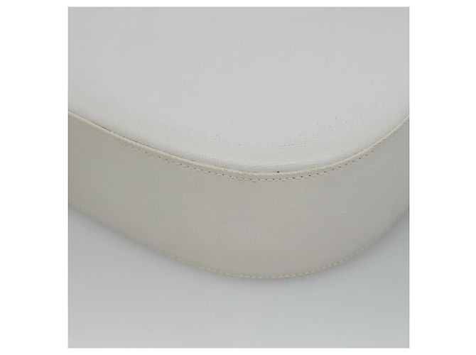 Borsa a spalla in pelle bianca Salvatore Ferragamo Auth bs23066 Bianco - vista 12