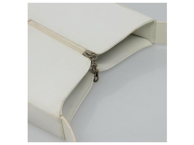 Borsa a spalla in pelle bianca Salvatore Ferragamo Auth bs23066 Bianco - vista 6
