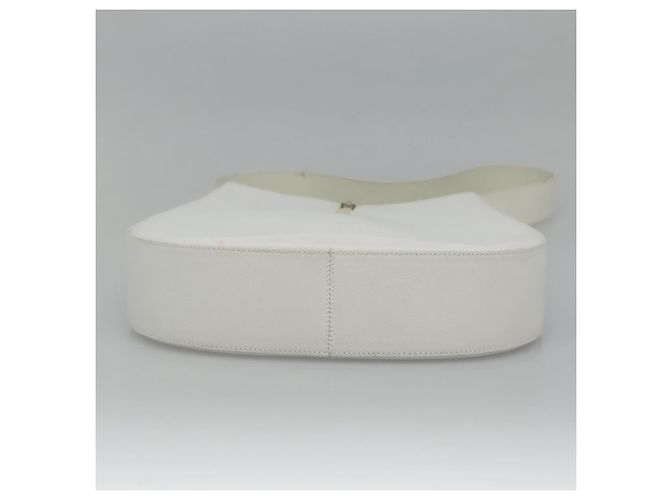 Borsa a spalla in pelle bianca Salvatore Ferragamo Auth bs23066 Bianco - vista 9