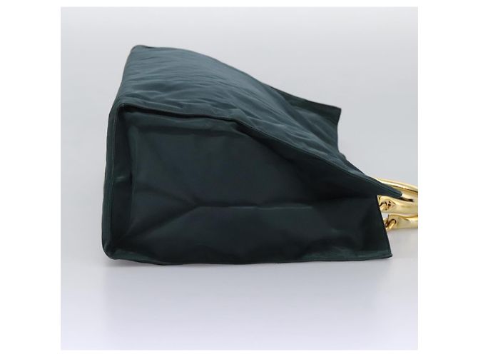 PRADA Borsa a mano in nylon khaki Auth nb125 Cachi - vista 5