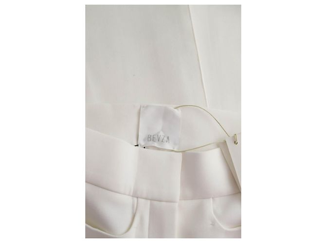 Autre Marque Pantalones de lana Blanco - vista 5