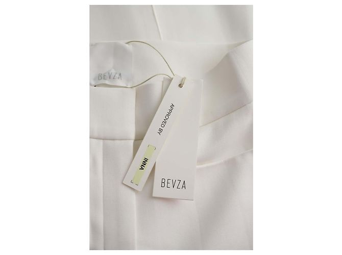 Autre Marque Pantalones de lana Blanco - vista 6