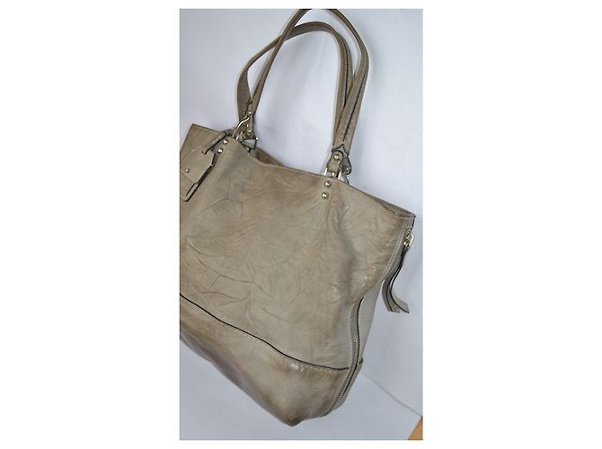 Borsa a spalla Fay in pelle kaki Cachi - vista 2