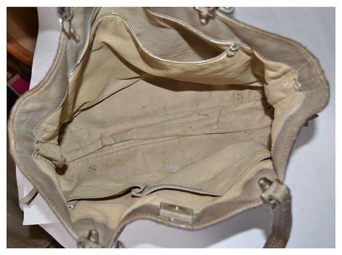 Borsa a spalla Fay in pelle kaki Cachi - vista 7