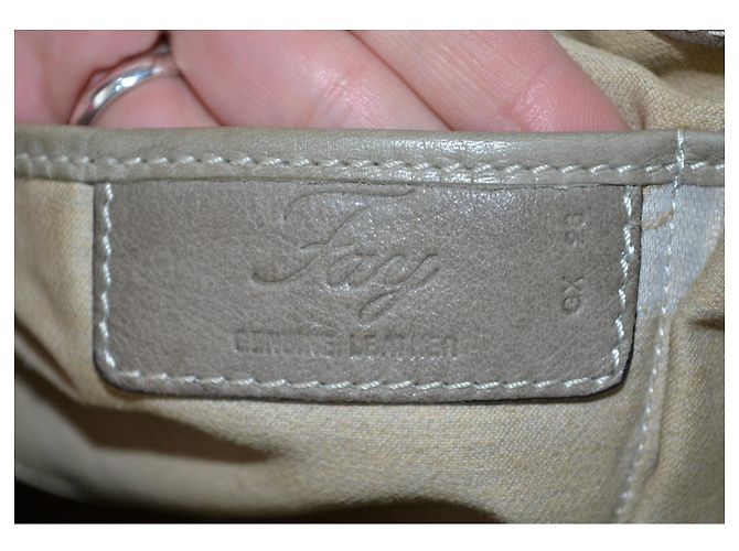 Borsa a spalla Fay in pelle kaki Cachi - vista 8