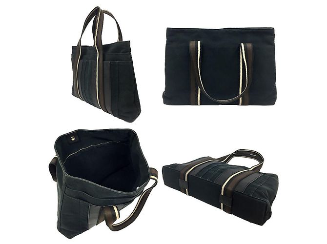 Hermès Hermes Troca Horizontal MM Tote Tasche Schwarz - Ansicht 2