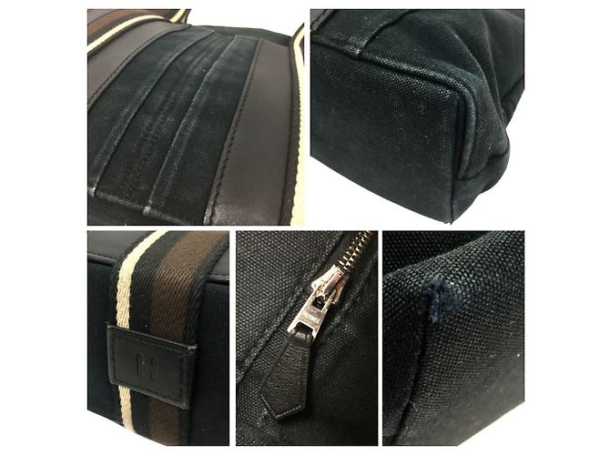 Hermès Hermes Troca Horizontal MM Tote Tasche Schwarz - Ansicht 3