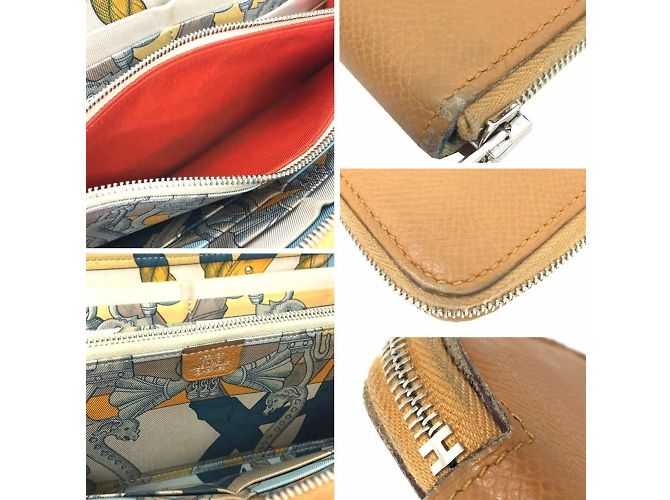 Hermès Azap Seidenbörse Braun - Ansicht 3