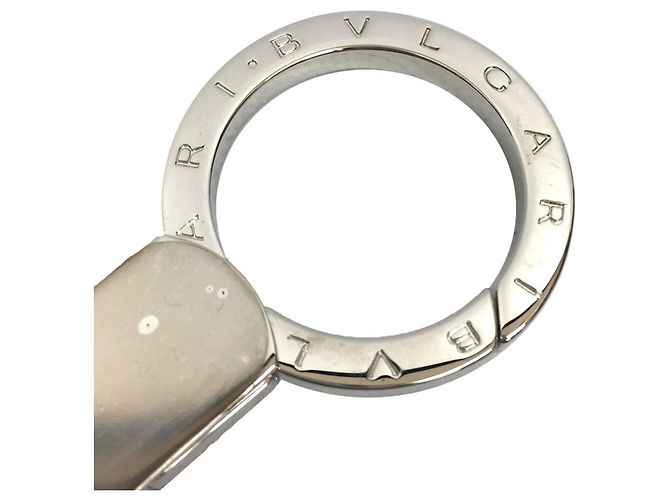 Bulgari Portachiavi Bvlgari Nero Argento - vista 2