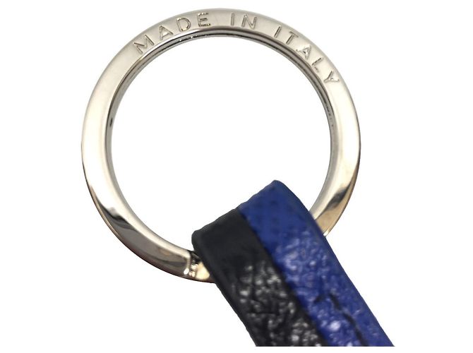 Bulgari Portachiavi Bvlgari Nero Argento - vista 3