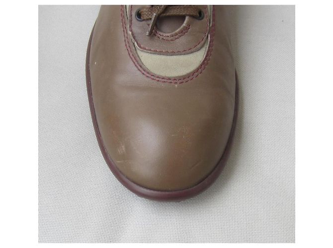 Scarpe da golf Tod's in pelle taupe - vista 8