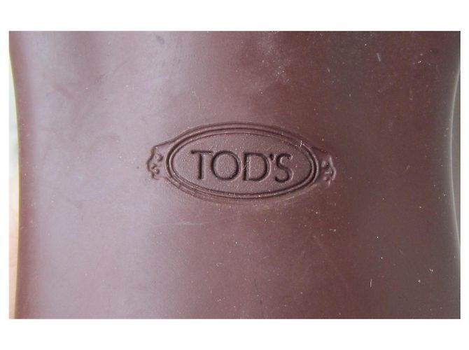 Scarpe da golf Tod's in pelle taupe - vista 9