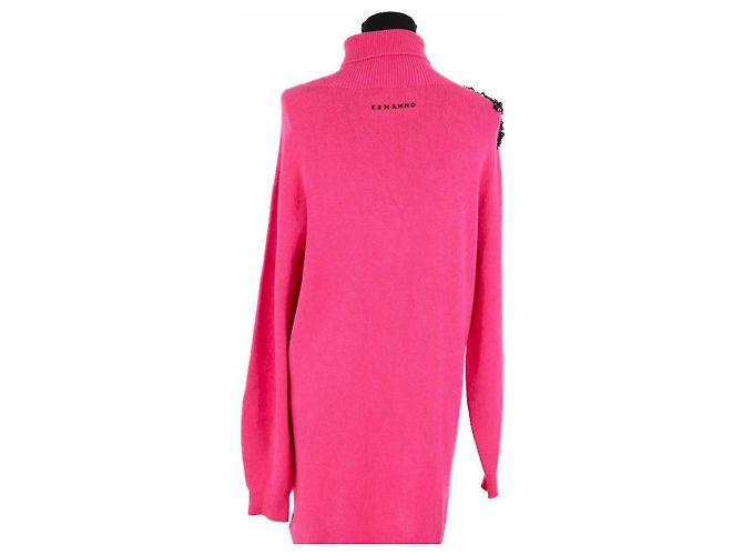 Autre Marque Ermanno Firenze Kleid Rosa Polyamid Pink - Ansicht 4